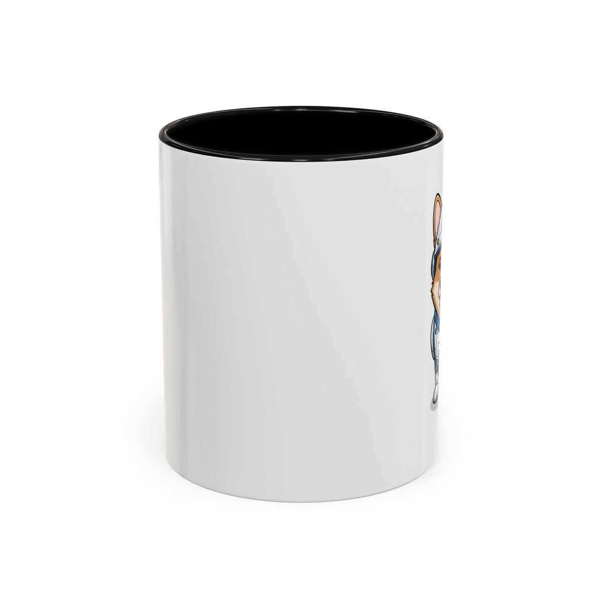 Corgi Robot Coffee Mug — Cute Futuristic Dog Accent Mug (11/15oz)