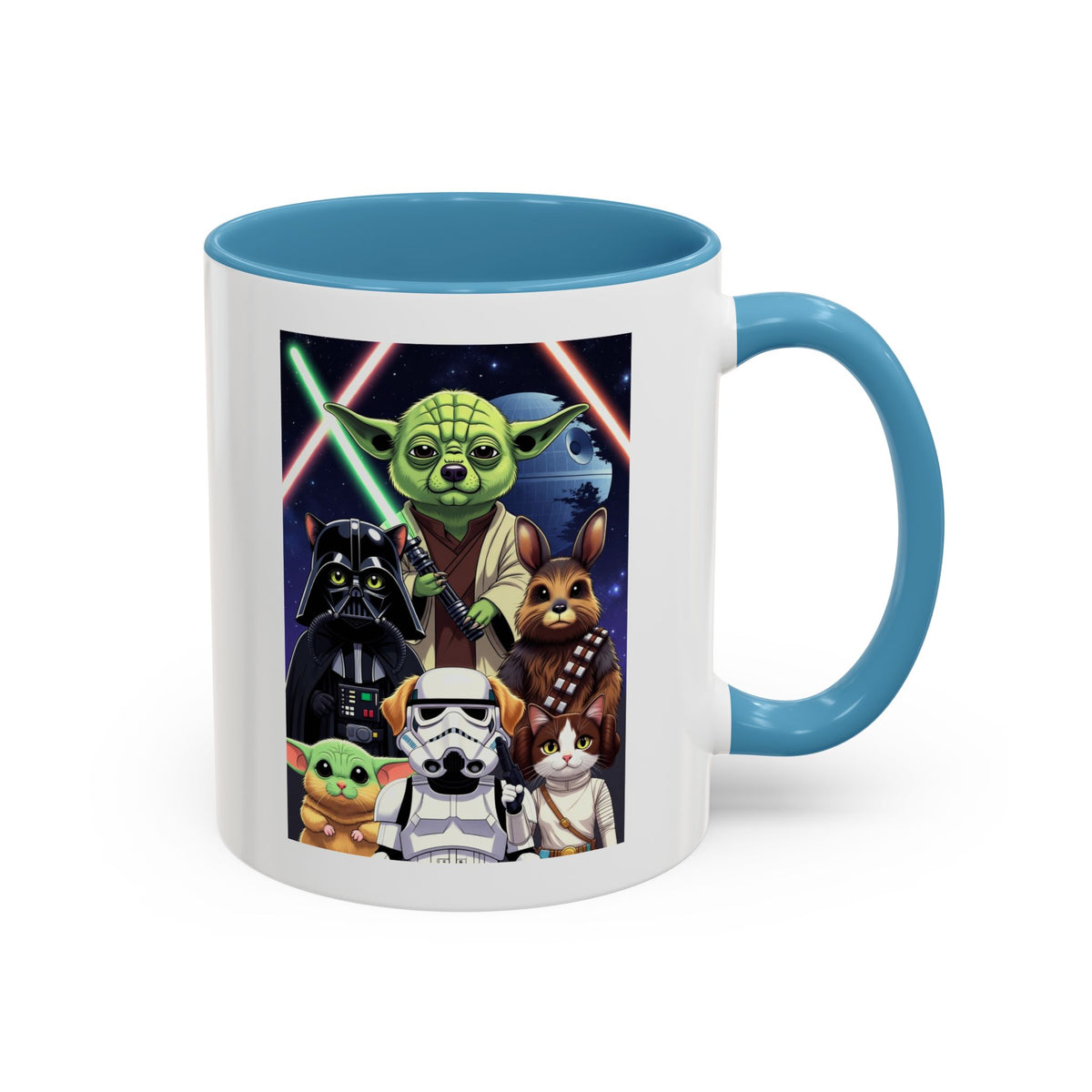Star Wars Pets Accent Coffee Mug — Cute Galactic Pet Design (11/15oz)