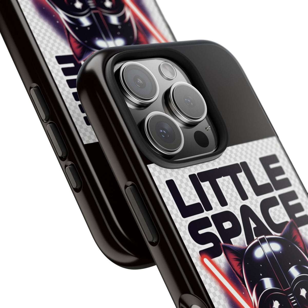 Little Space Paws Phone Case — Cute Darth Vader Cat Graphic Tough Phone Case