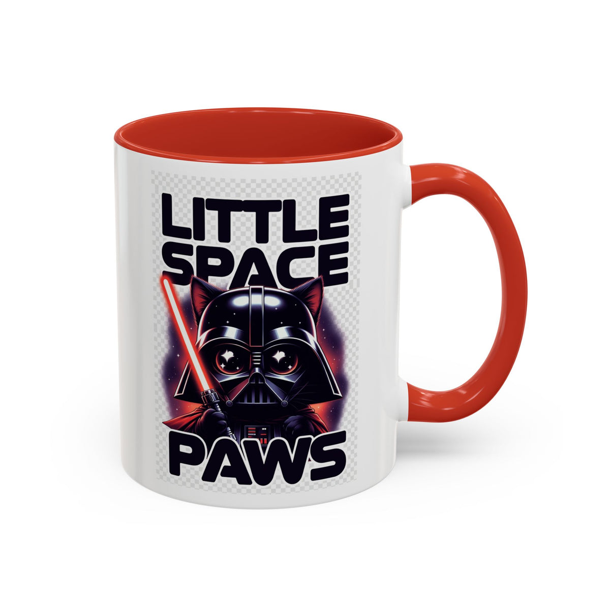 Little Space Paws Mug — Cute Darth Cat Coffee Cup (11/15oz)