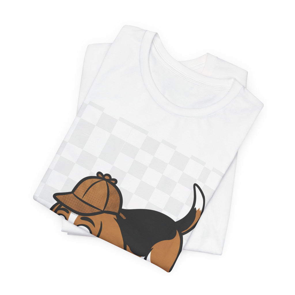 Beagle Detective T-Shirt – Whimsical Noir Dog Tee | Funny Detective Pup Shirt
