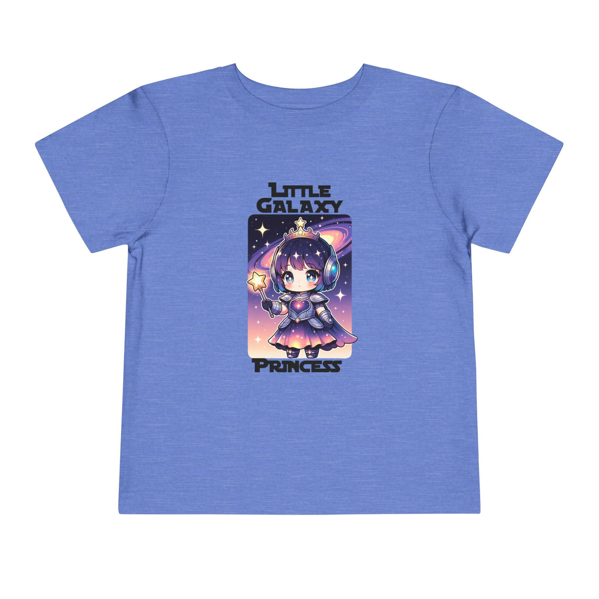 Toddler Tee — "Little Galaxy Princess" Cute Space Anime Kid Shirt