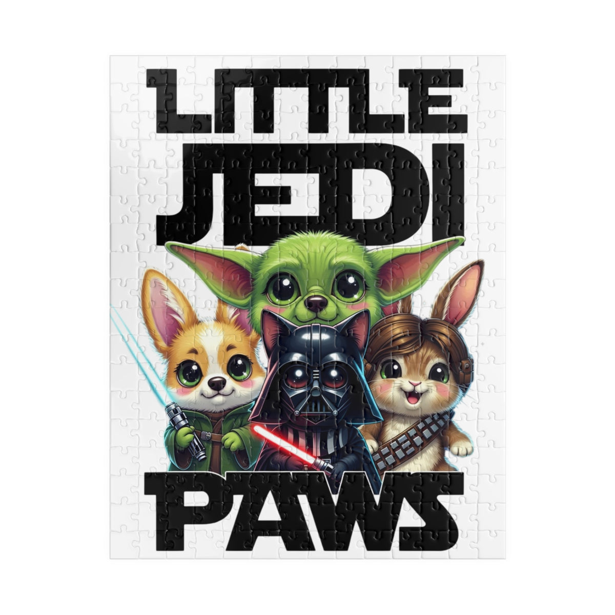 Jedi Pets Puzzle — Cute Star Wars Animals 252-Piece Jigsaw