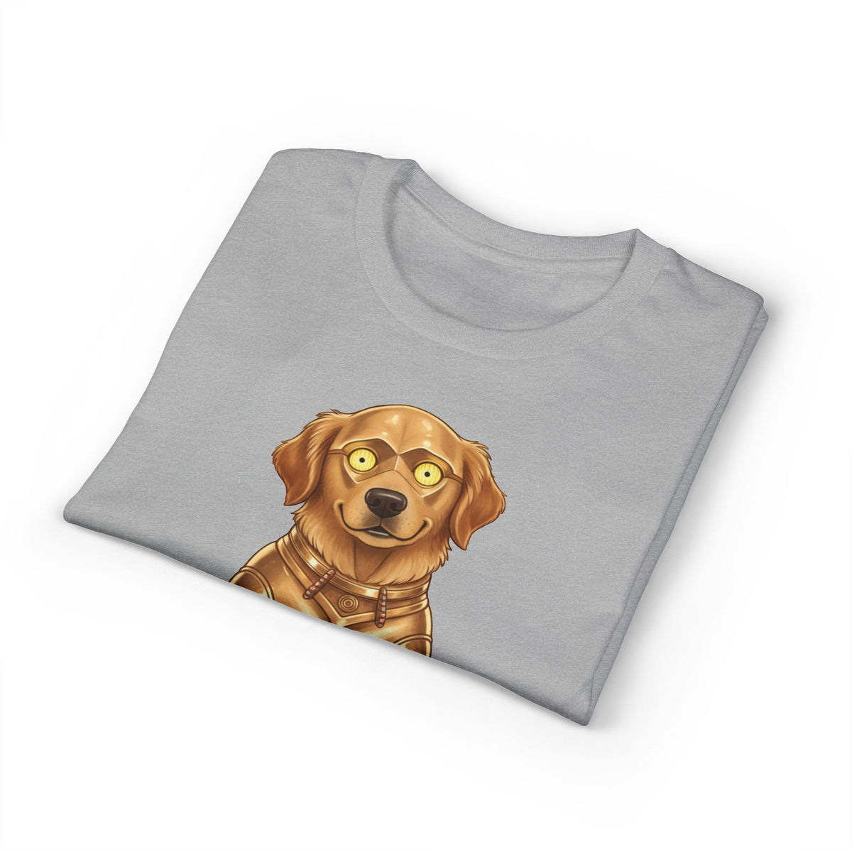 Golden Retriever C-3PO Dog T-Shirt – Cute Star Wars Droid Pup Tee