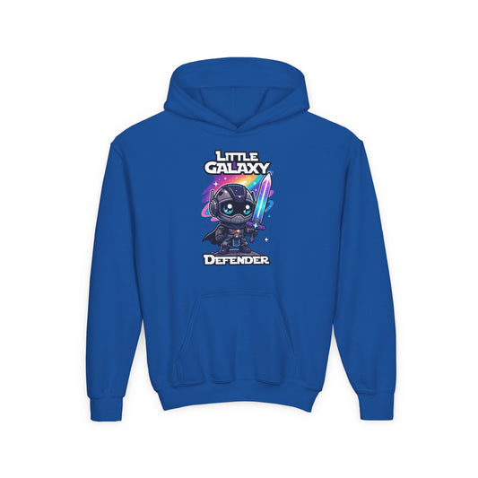 Little Galaxy Defender Youth Hoodie – Kids Cute Space Warrior Hooded Sweatshirt