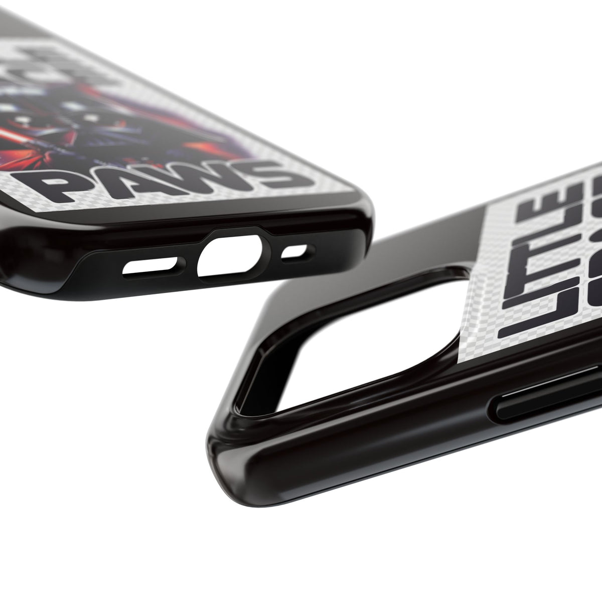 Little Space Paws Phone Case — Cute Darth Vader Cat Graphic Tough Phone Case