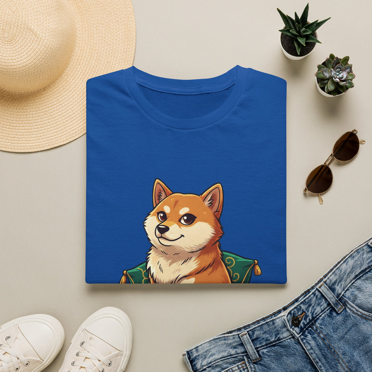 Shiba Inu Cozy Tee — Cute Shiba Dog Graphic T-Shirt