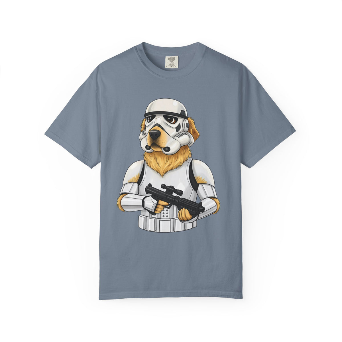 Stormdog Soldier T-Shirt — Cute Dog in Stormtrooper Armor Graphic Tee