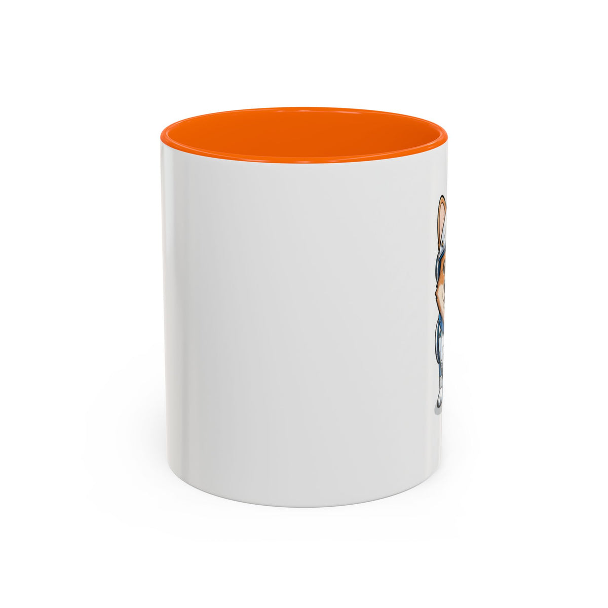 Corgi Robot Coffee Mug — Cute Futuristic Dog Accent Mug (11/15oz)