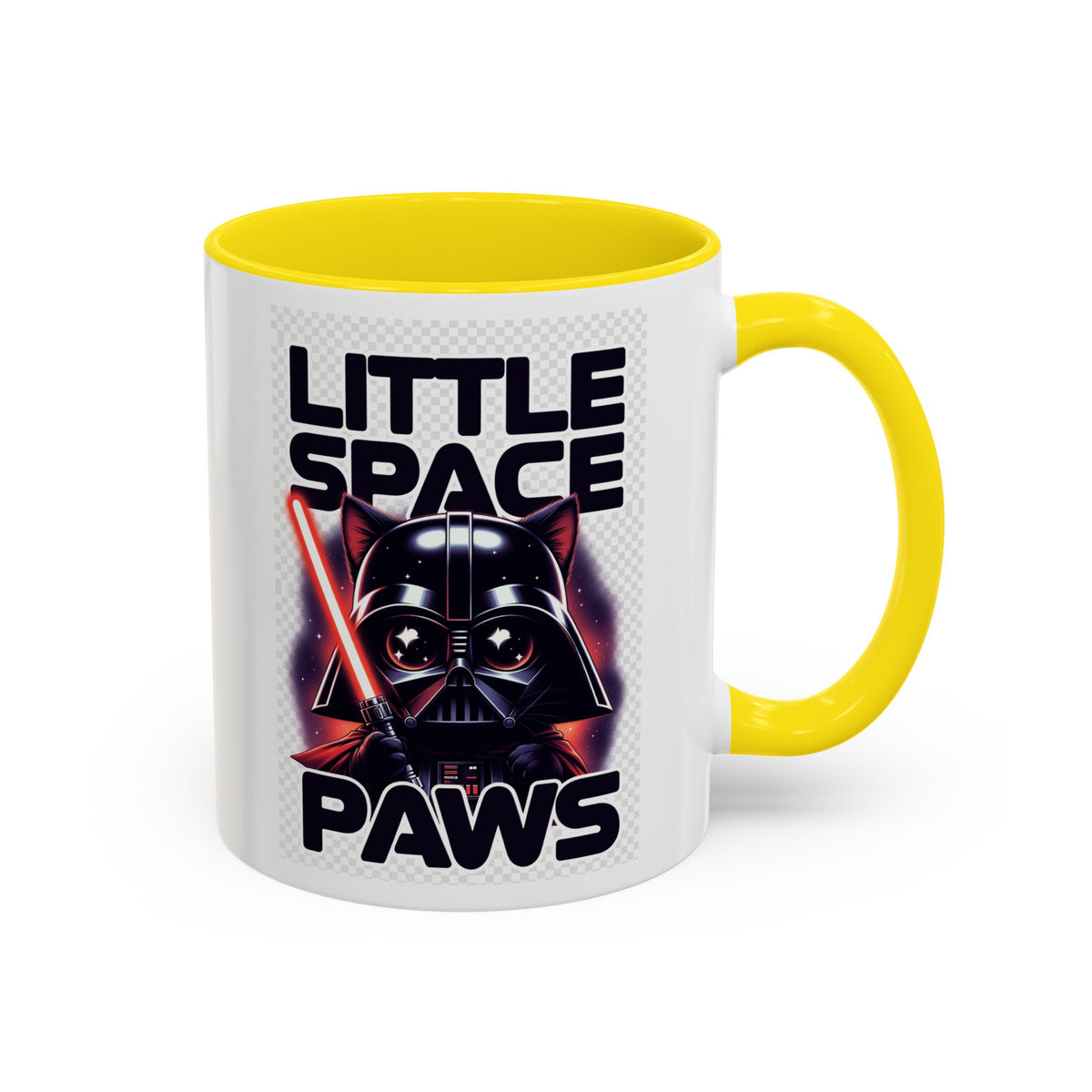 Little Space Paws Mug — Cute Darth Cat Coffee Cup (11/15oz)