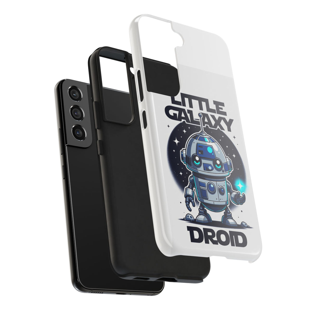 Little Galaxy Droid Tough Phone Case — Cute Retro Robot Phone Cover for Kids & Sci‑Fi Fans