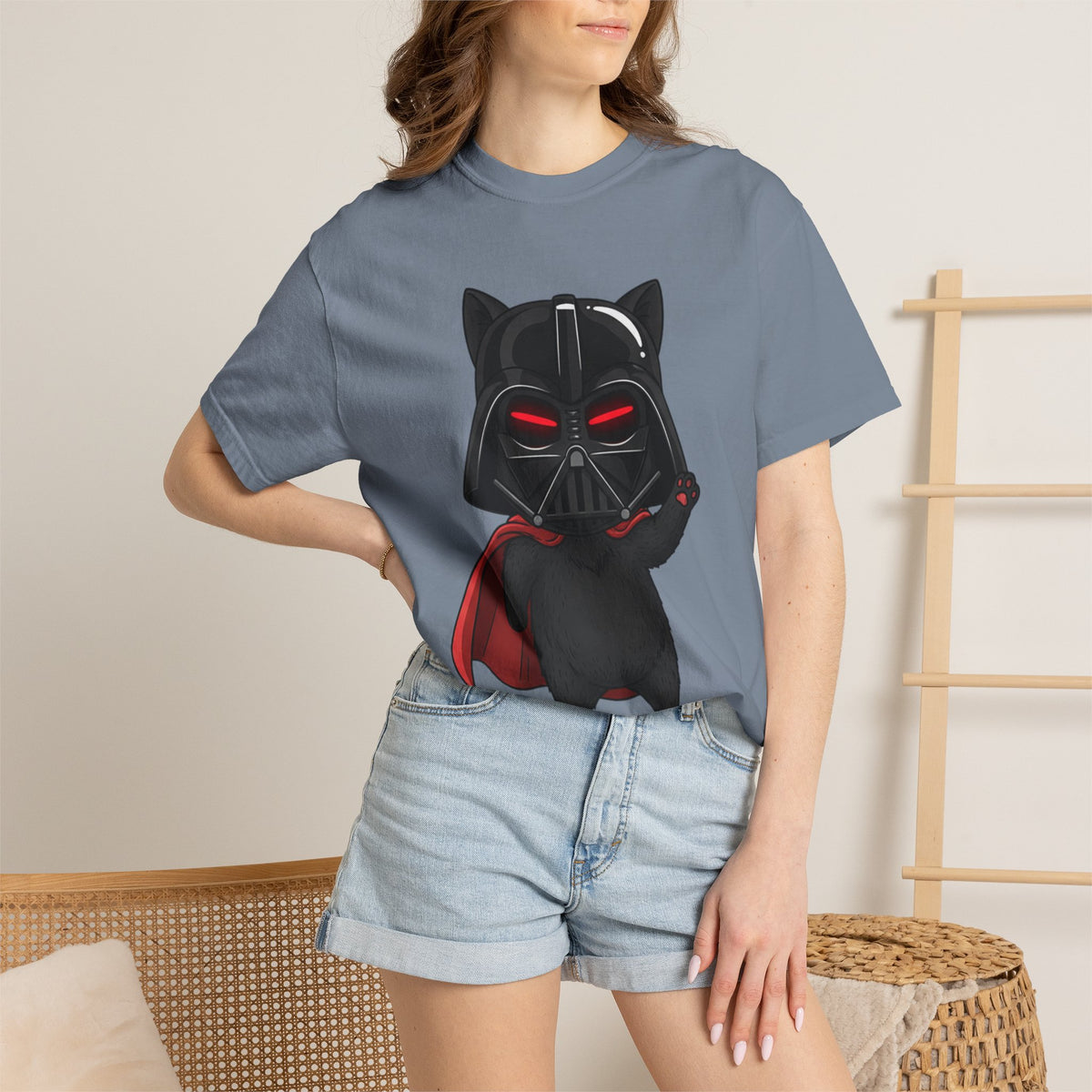 Darth Cat Tee — Cute Dark Lord Cat Graphic T-Shirt