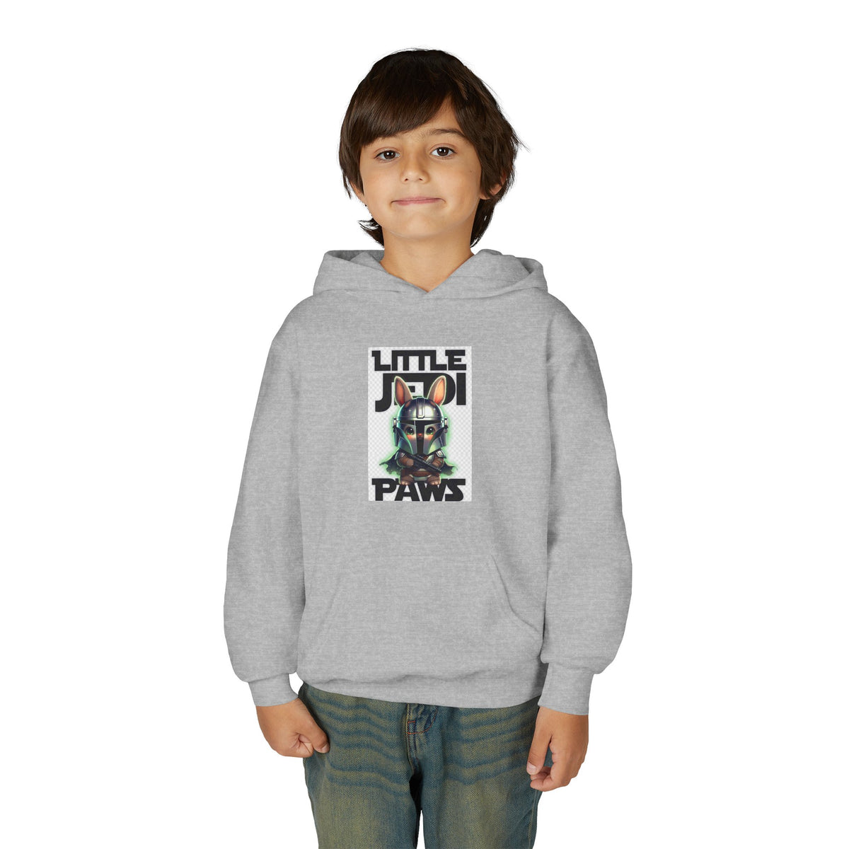 Little Jedi Paws Youth Hoodie - Star Wars Inspired Kids Sweatshirt