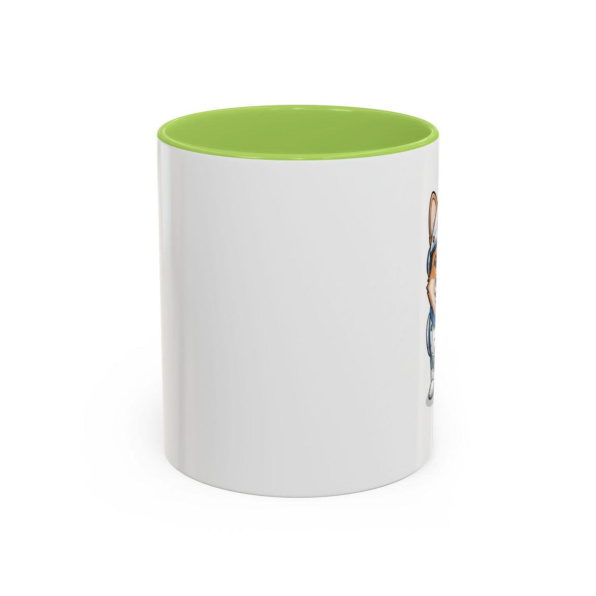 Corgi Robot Coffee Mug — Cute Futuristic Dog Accent Mug (11/15oz)