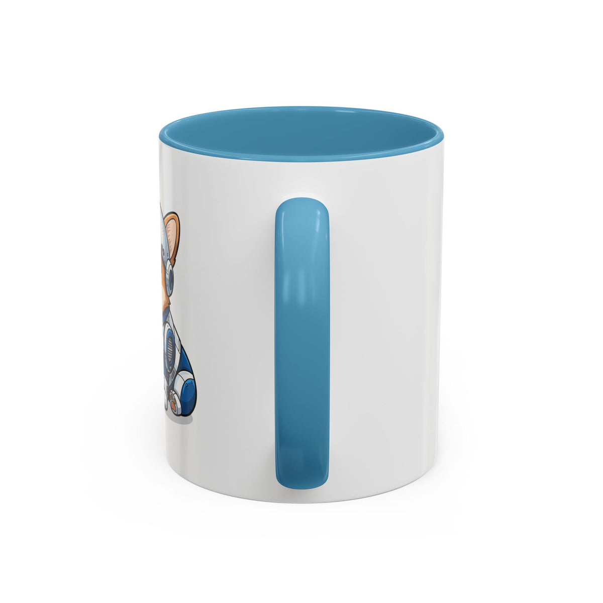 Corgi Robot Coffee Mug — Cute Futuristic Dog Accent Mug (11/15oz)