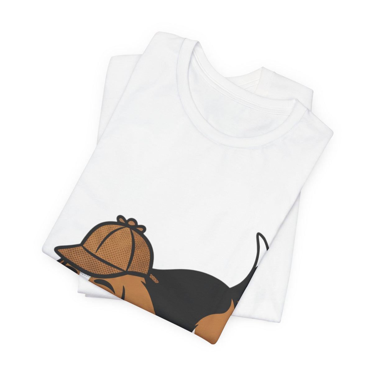 Detective Beagle T-Shirt – Cute Dog with Magnifying Glass Tee