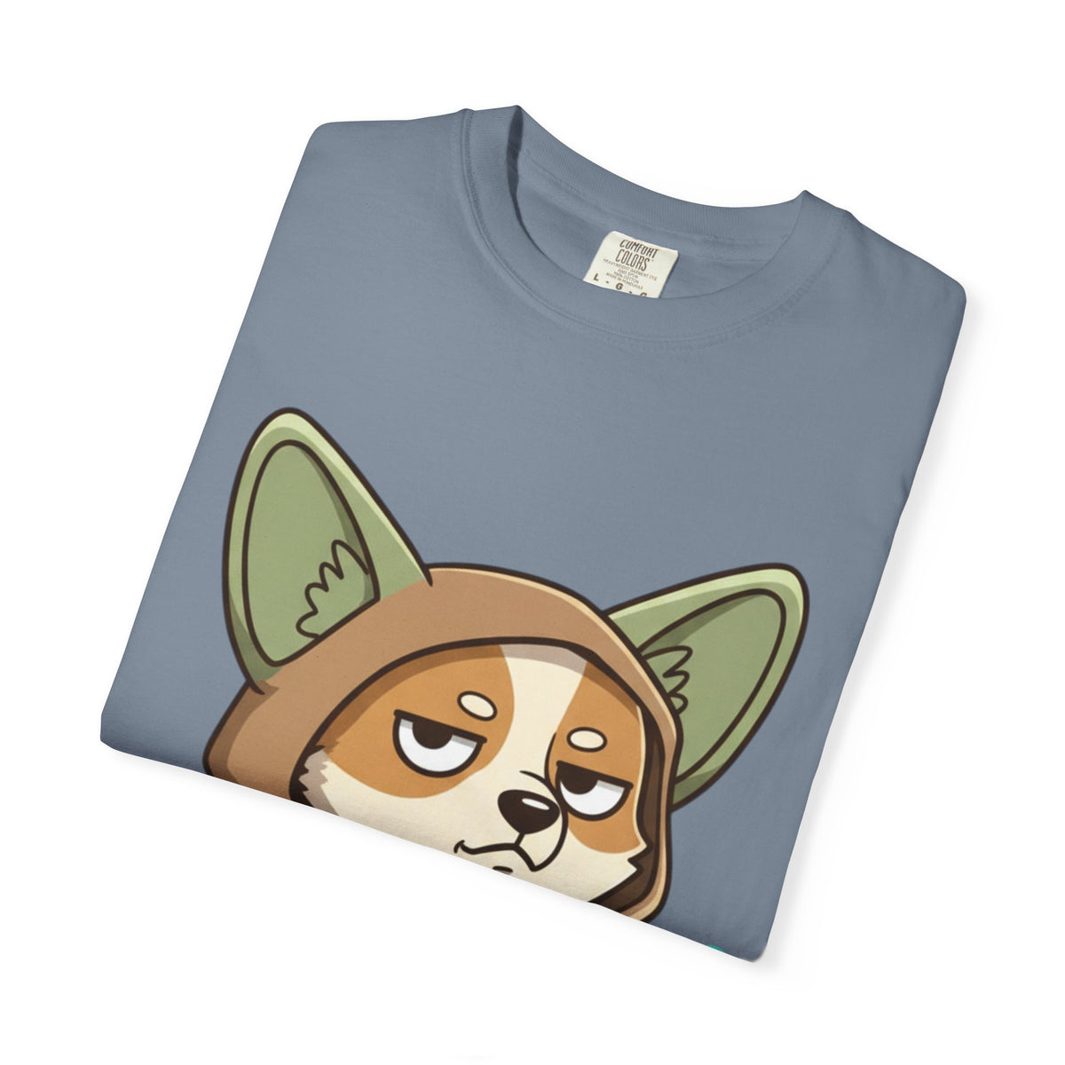 Corgi Jedi T-Shirt — Cute Grumpy Puppy with Lightsaber Graphic