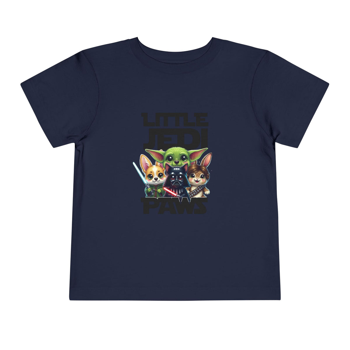 Little Jedi Paws Toddler Tee — Cute Star Wars Puppy Baby Shirt
