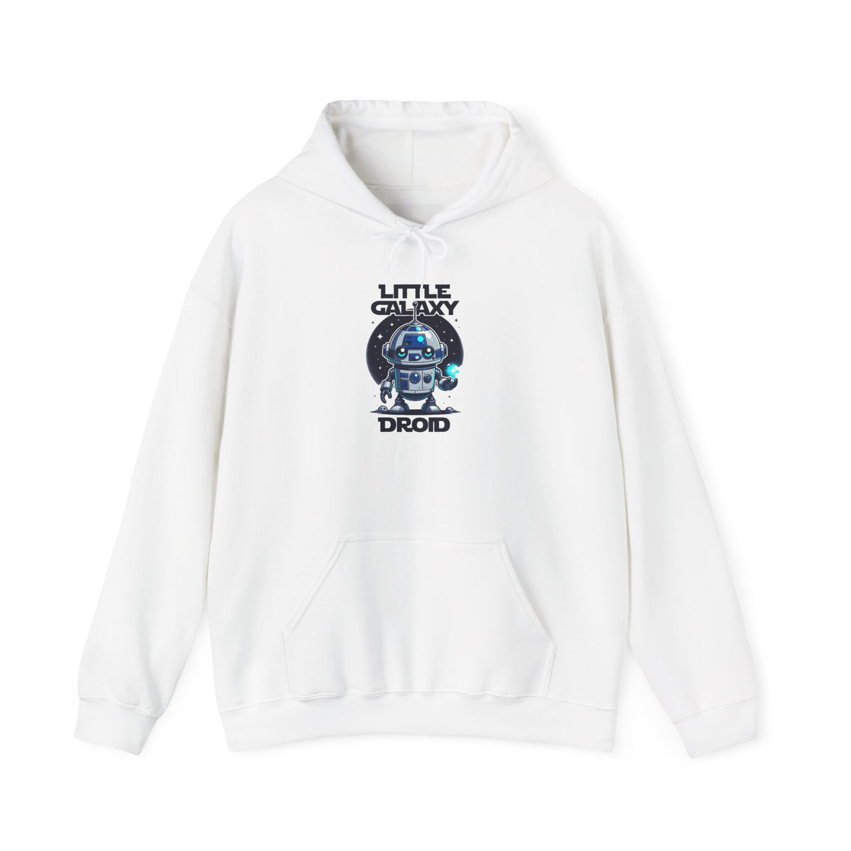 Little Galaxy Droid Hoodie — Cute Space Robot Pullover for Kids & Fans
