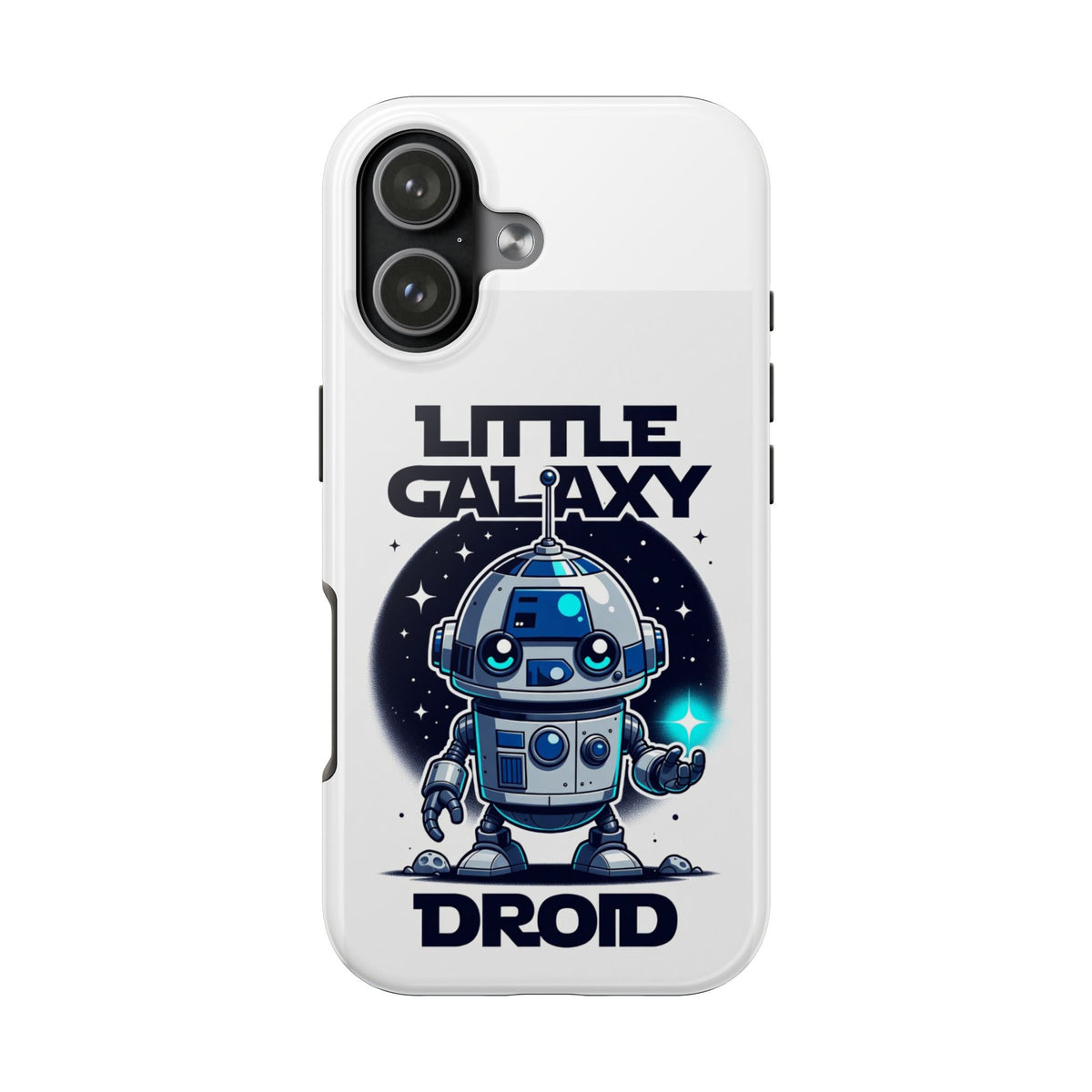 Little Galaxy Droid Tough Phone Case — Cute Retro Robot Phone Cover for Kids & Sci‑Fi Fans