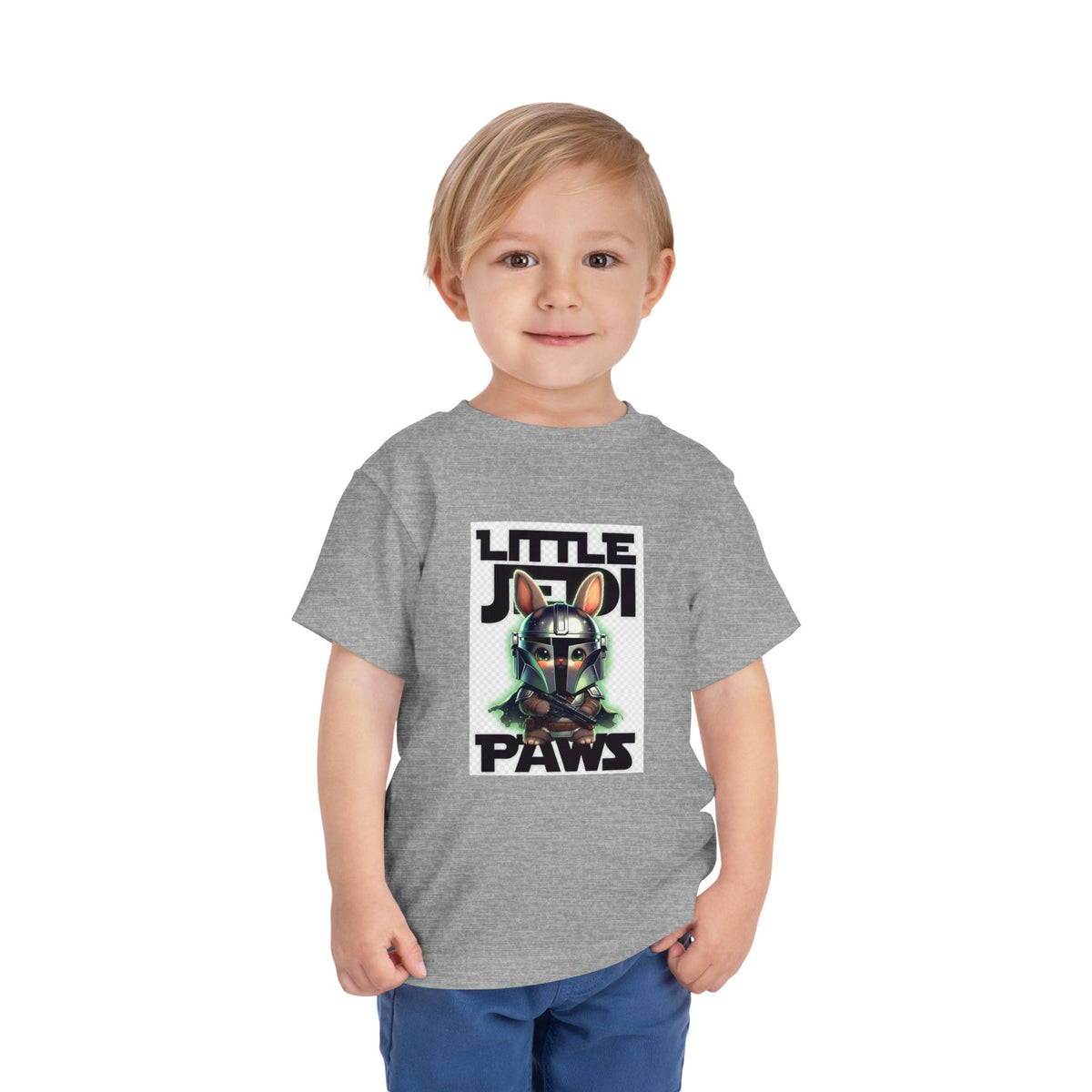 Mandalorian Bunny Toddler T-Shirt – Cute Bunny Bounty Hunter Tee for Kids 2–5