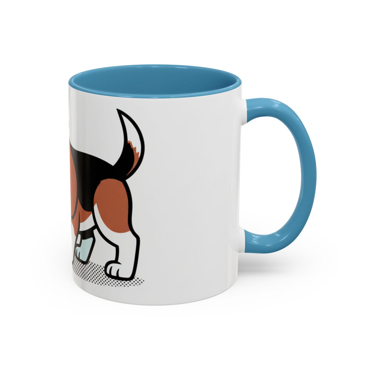 Detective Beagle Coffee Mug — Cute Dog with Magnifying Glass, Funny Pet Lover Gift (11/15oz)