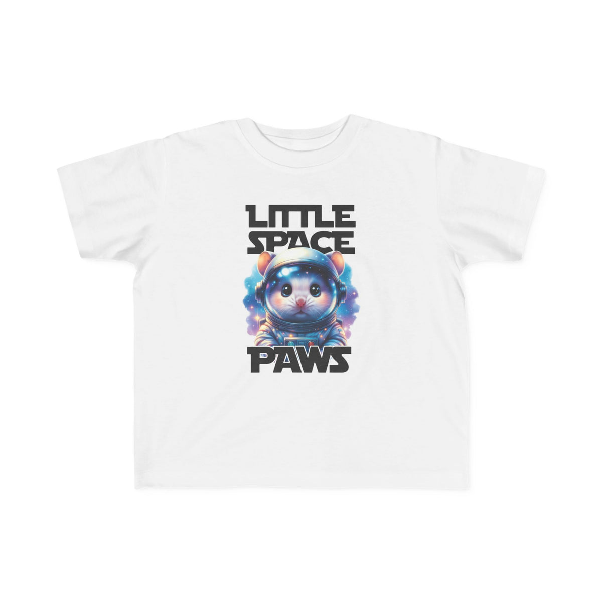 Cute Space Hamster Toddler T-Shirt – Funny Sci‑Fi Pet Parody Gift