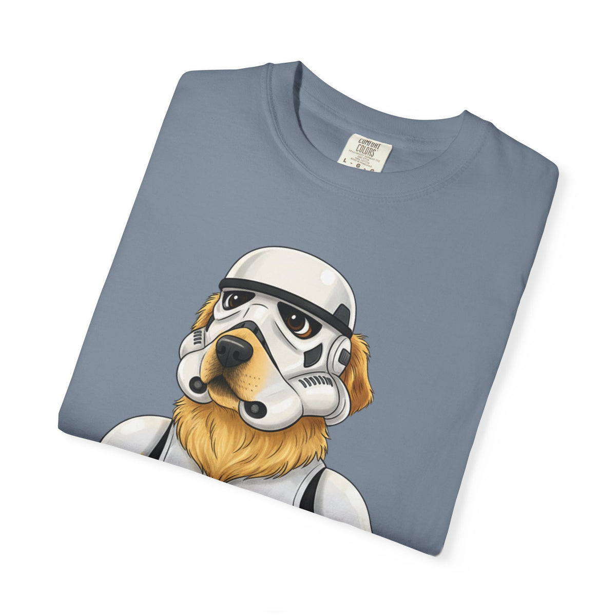 Stormdog Soldier T-Shirt — Cute Dog in Stormtrooper Armor Graphic Tee