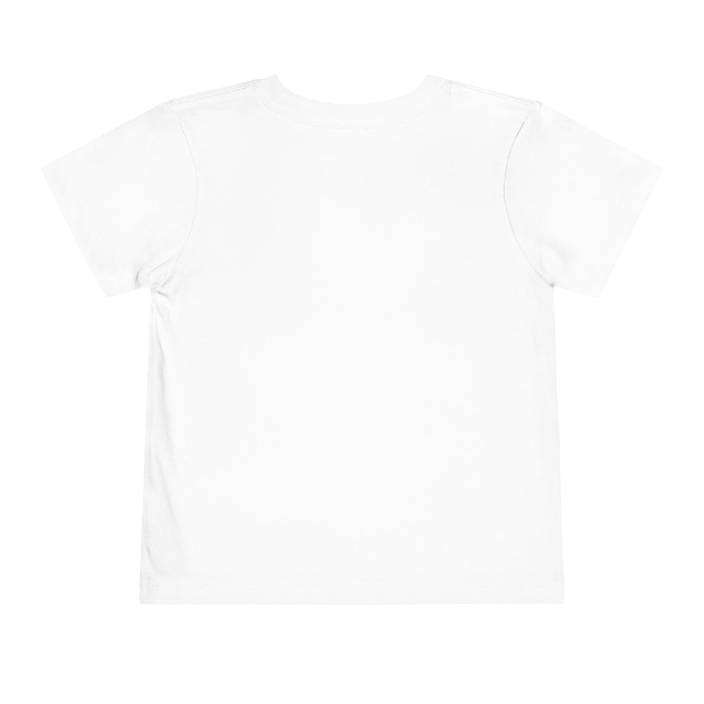 White kids' t-shirt featuring a plain back, suitable for casual wear.