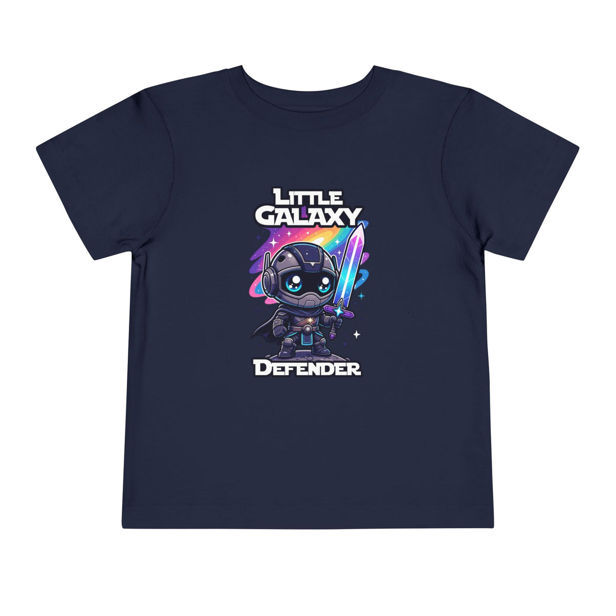 Toddler Tee - Little Galaxy Defender Cute Space Warrior Shirt
