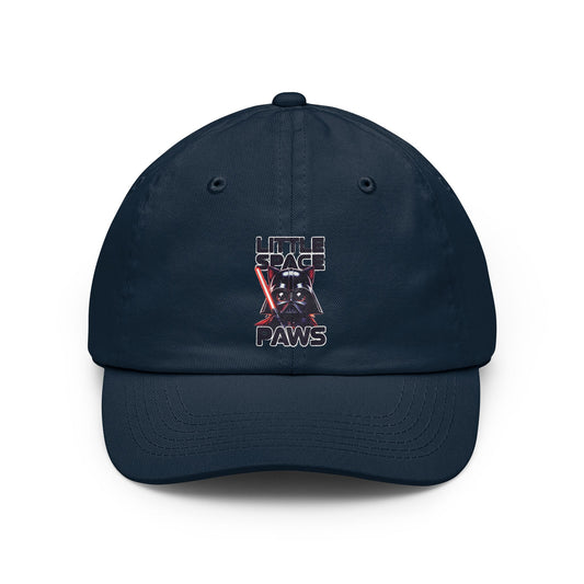 Dad Hat - "Little Space Paws" Embroidered Star Wars-Inspired Cat Vader Cap