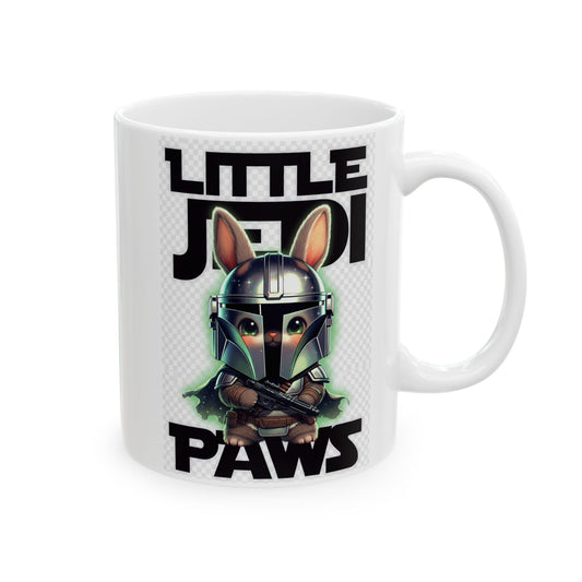Funny Baby Yoda Coffee Mug – "Little Jedi, Big Problems" Ceramic Mug (11oz & 15oz)