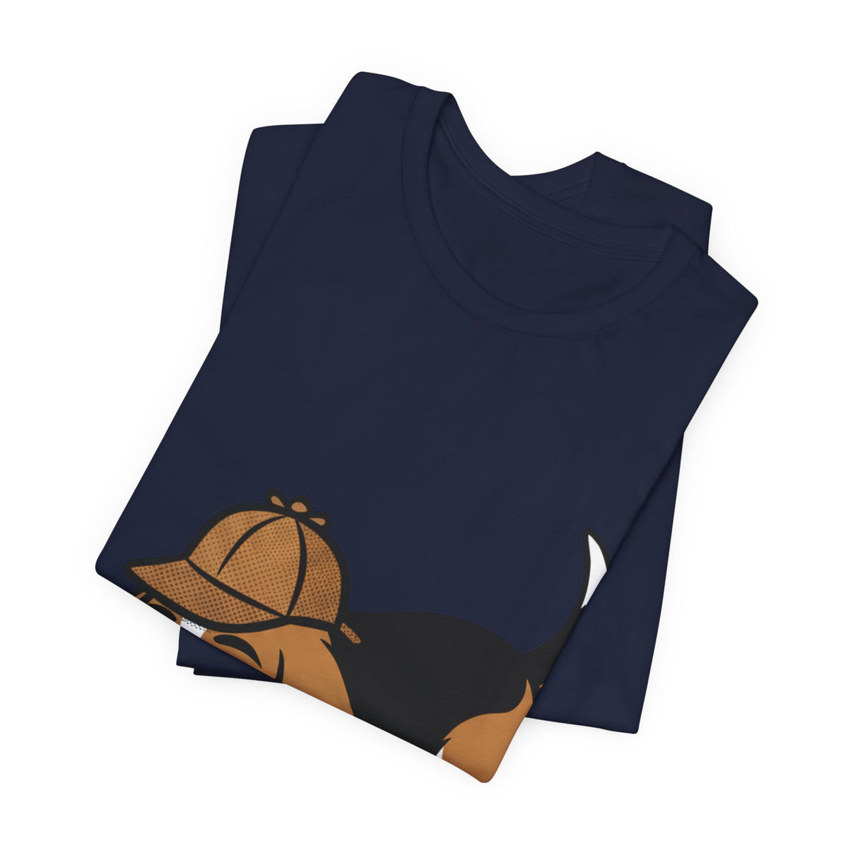 Detective Beagle T-Shirt – Cute Dog with Magnifying Glass Tee