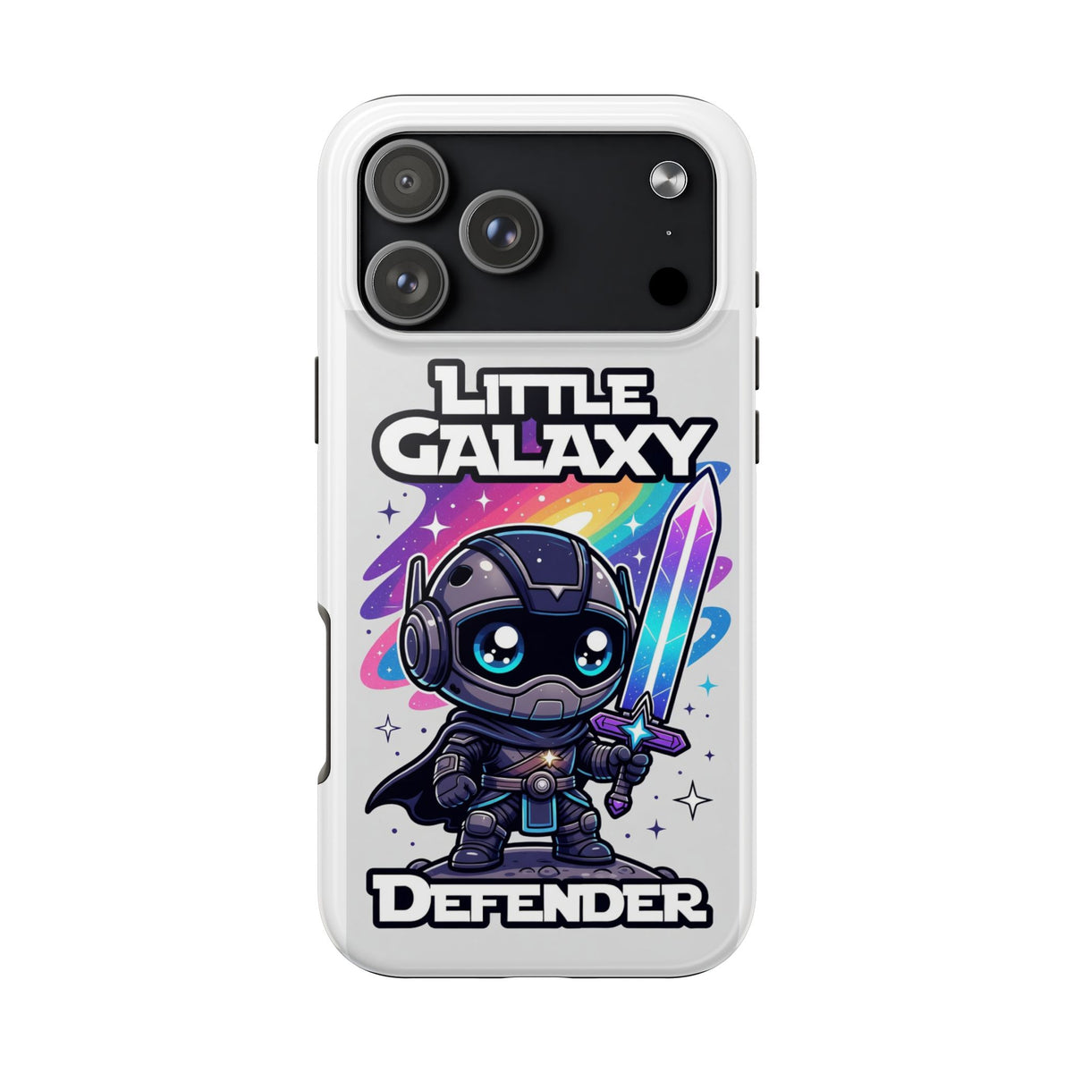 Phone Case — "Little Galaxy Defender" Cute Armor Space Knight Protective Cover