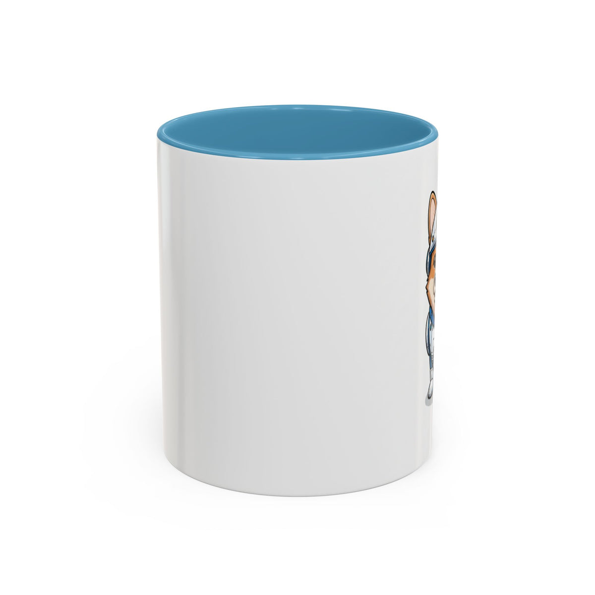 Corgi Robot Coffee Mug — Cute Futuristic Dog Accent Mug (11/15oz)