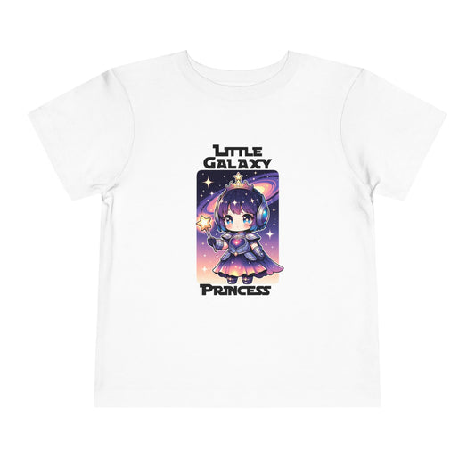 Toddler Tee — "Little Galaxy Princess" Cute Space Anime Kid Shirt