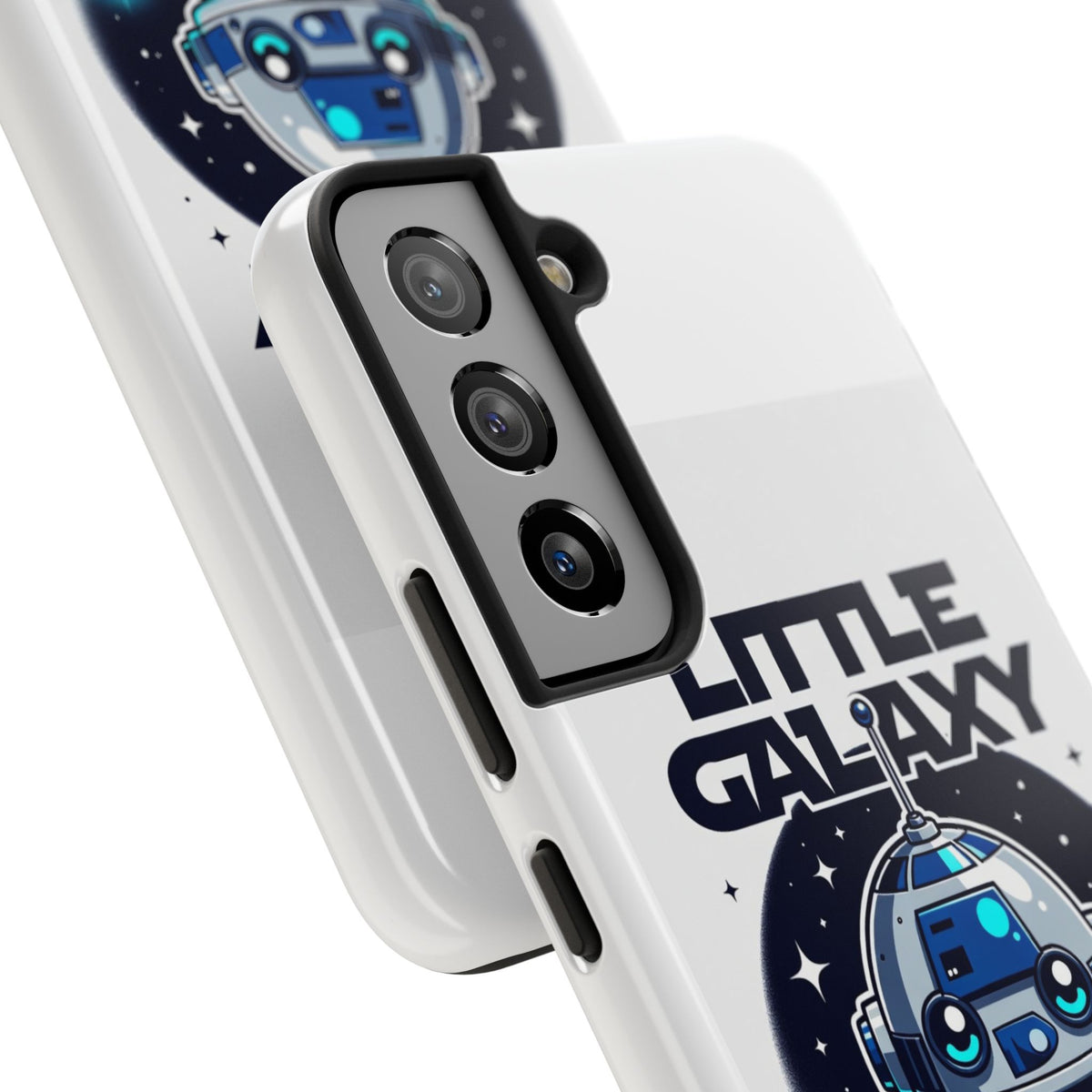 Little Galaxy Droid Tough Phone Case — Cute Retro Robot Phone Cover for Kids & Sci‑Fi Fans