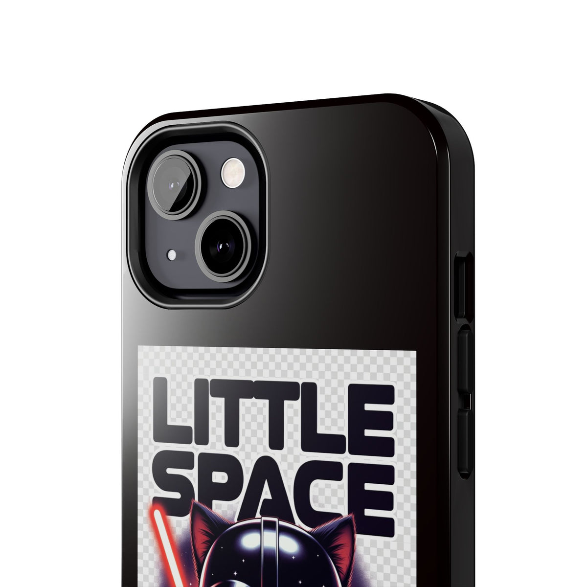 Little Space Paws Phone Case — Cute Darth Vader Cat Graphic Tough Phone Case