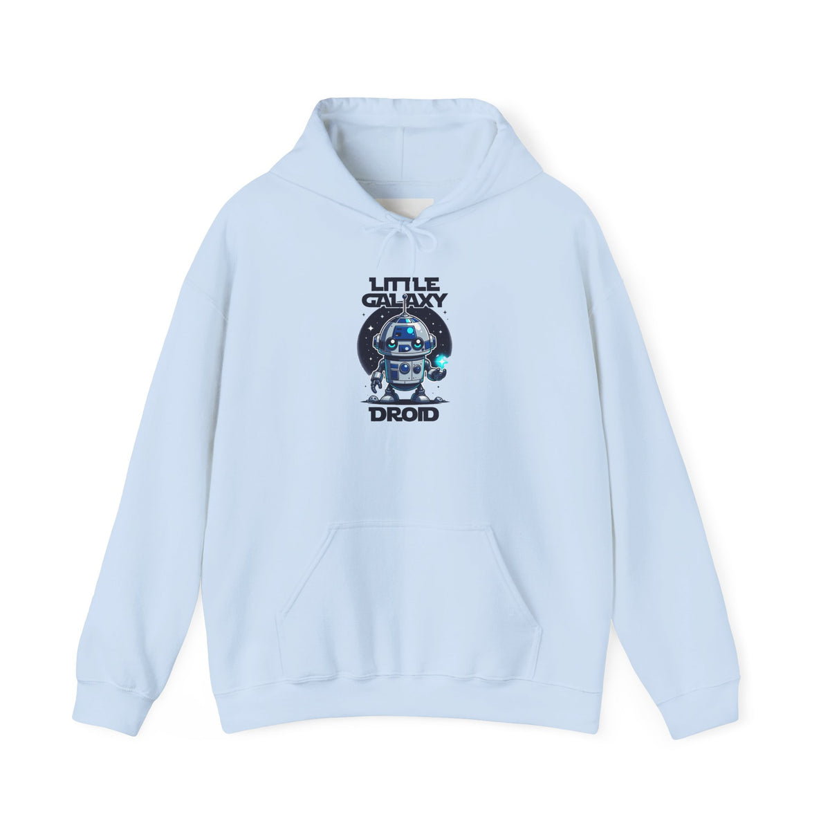 Little Galaxy Droid Hoodie — Cute Space Robot Pullover for Kids & Fans