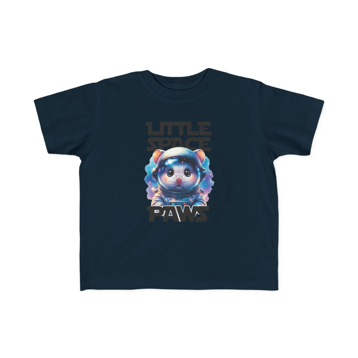 Cute Space Hamster Toddler T-Shirt – Funny Sci‑Fi Pet Parody Gift