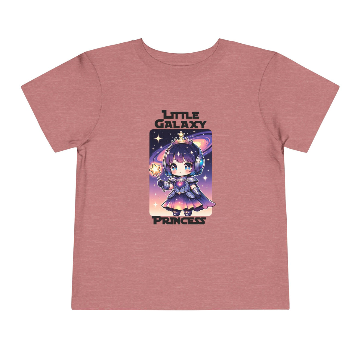 Toddler Tee — "Little Galaxy Princess" Cute Space Anime Kid Shirt