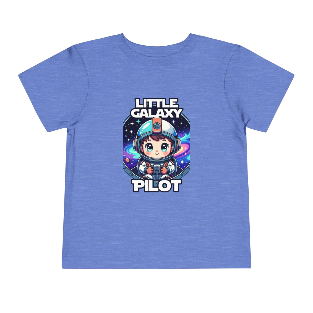 Little Galaxy Pilot Toddler Tee — Cute Space Astronaut Kids Shirt