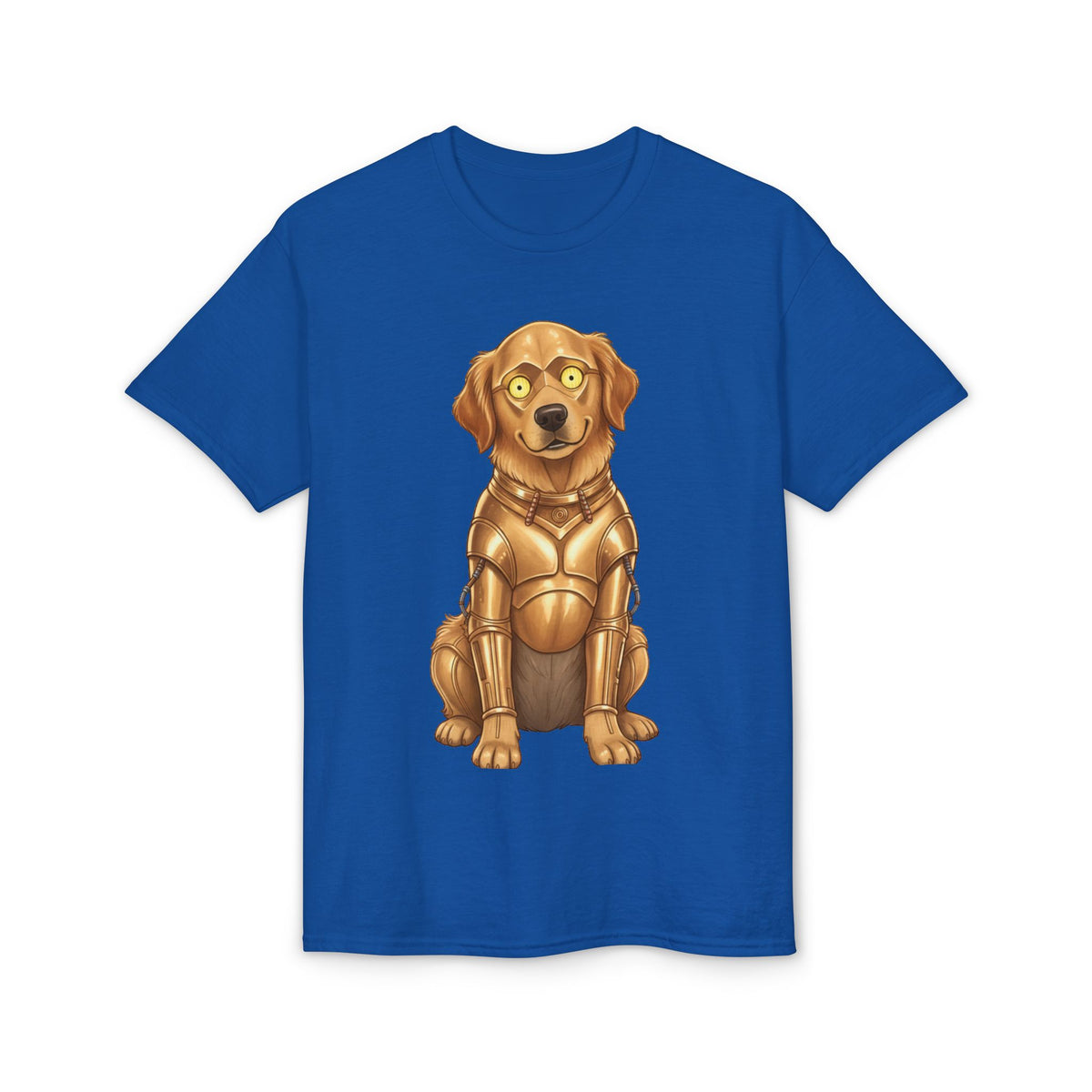 Golden Retriever C-3PO Dog T-Shirt – Cute Star Wars Droid Pup Tee