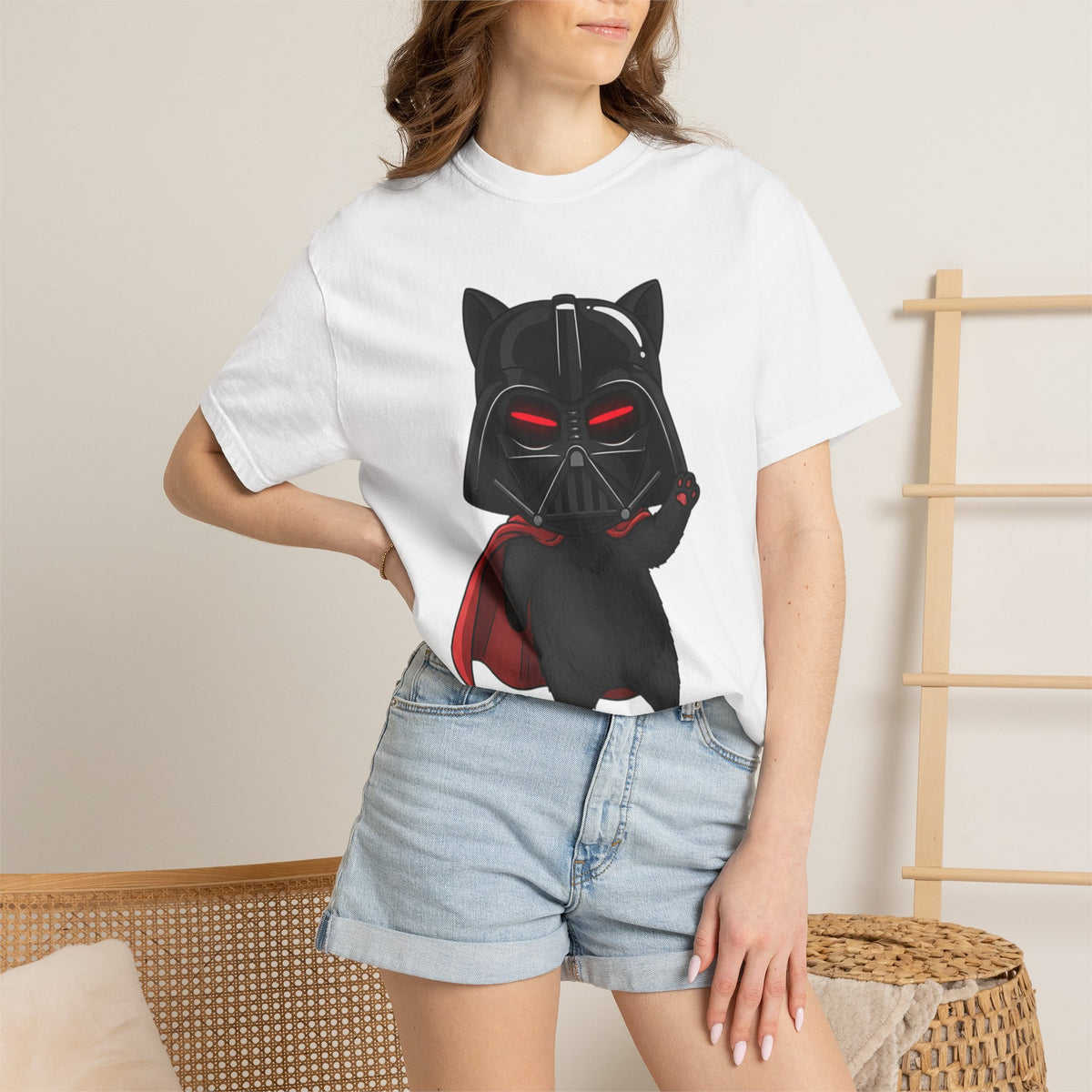 Darth Cat Tee — Cute Dark Lord Cat Graphic T-Shirt