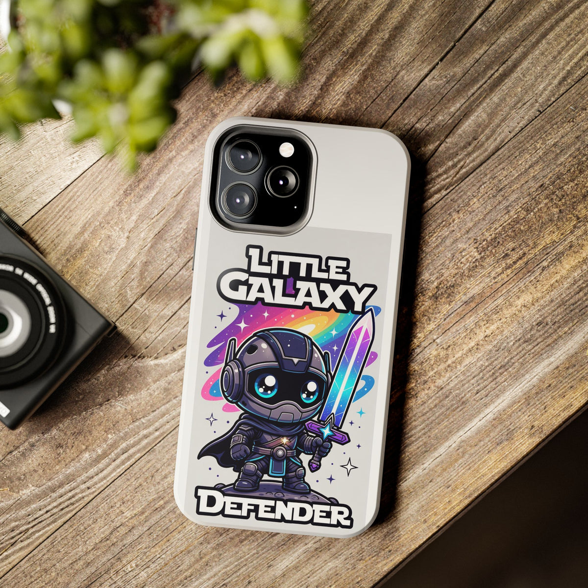 Phone Case — "Little Galaxy Defender" Cute Armor Space Knight Protective Cover