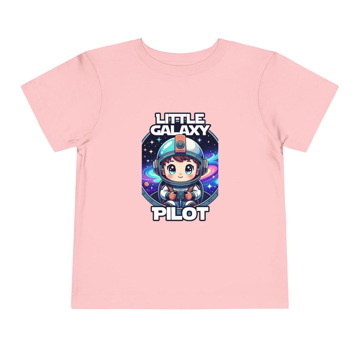 Little Galaxy Pilot Toddler Tee — Cute Space Astronaut Kids Shirt