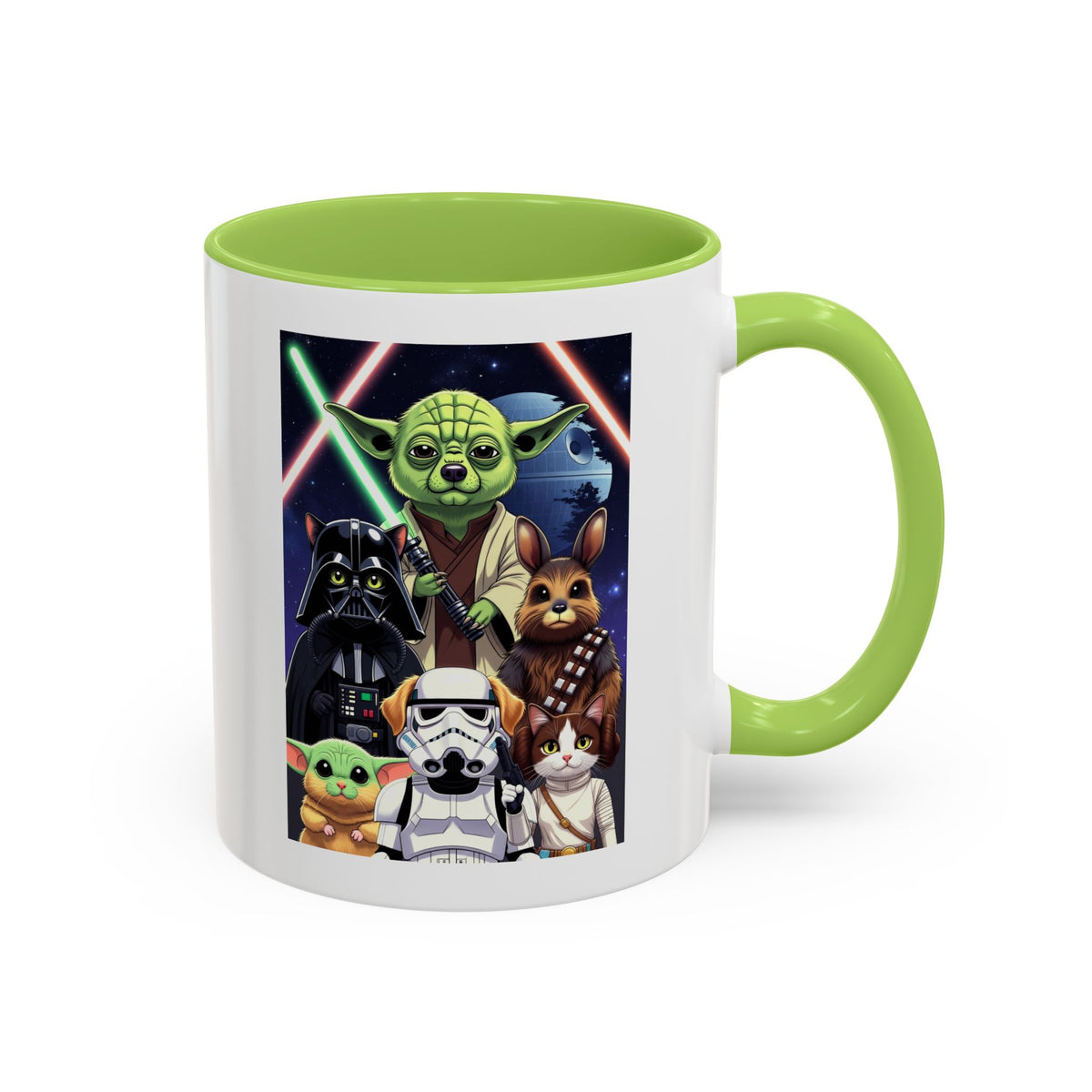 Star Wars Pets Accent Coffee Mug — Cute Galactic Pet Design (11/15oz)