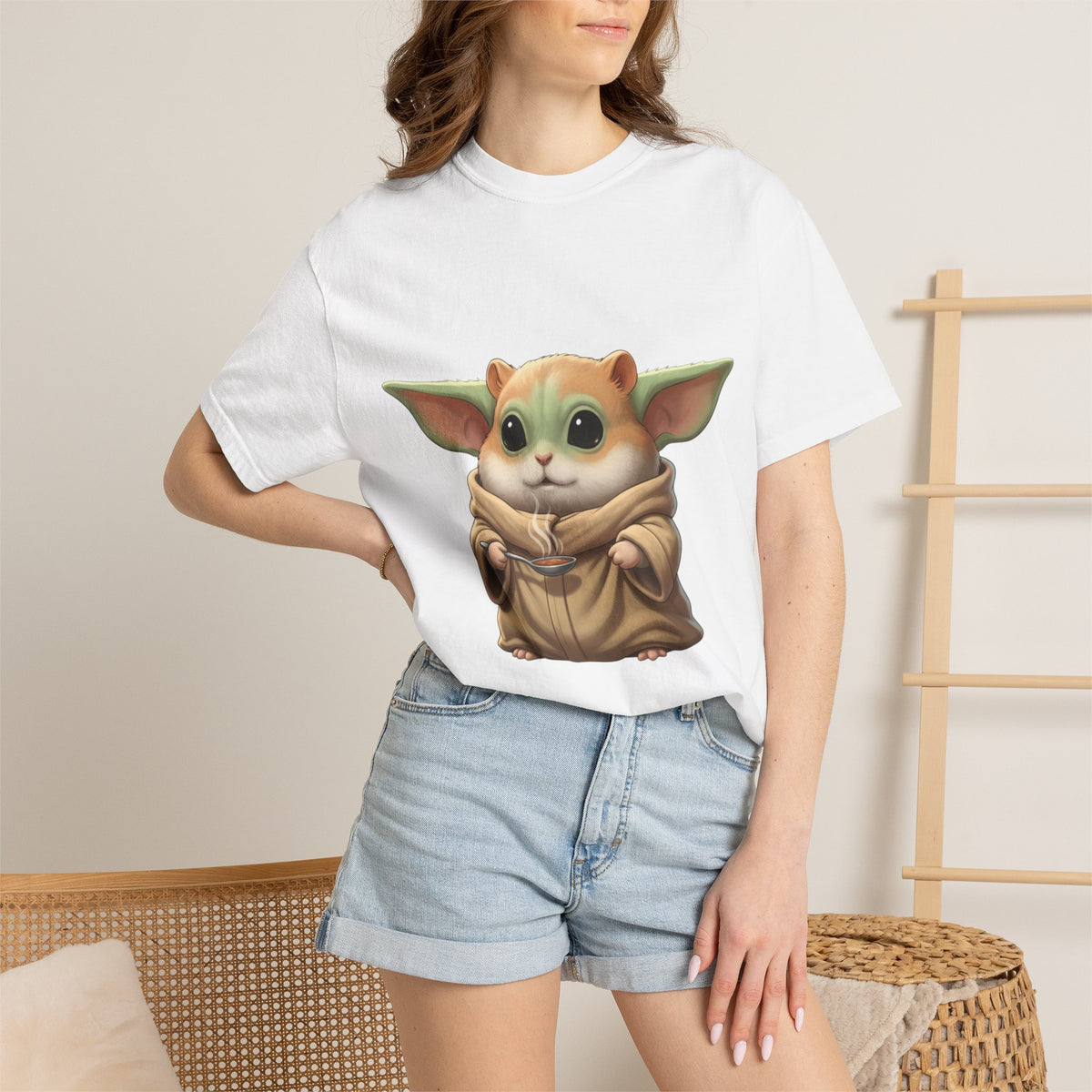 Baby Alien Graphic T-Shirt — Cute 'Baby Yoda' Style Tee for Fans & Gifts