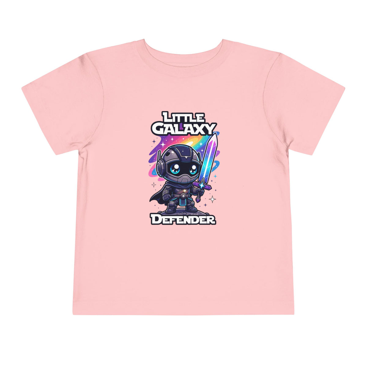 Toddler Tee - Little Galaxy Defender Cute Space Warrior Shirt
