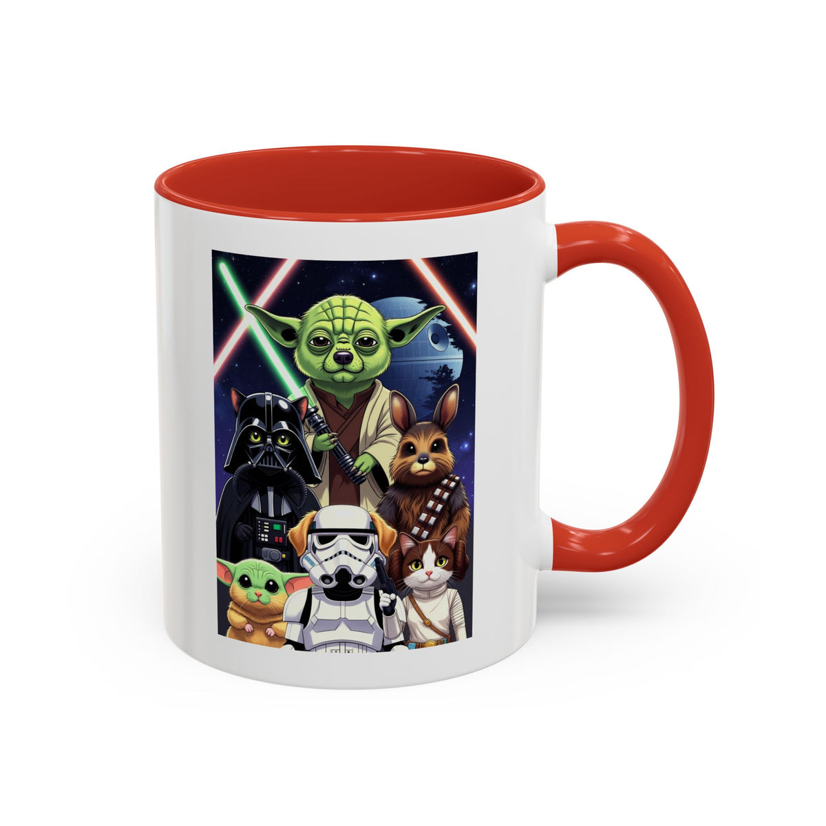 Star Wars Pets Accent Coffee Mug — Cute Galactic Pet Design (11/15oz)